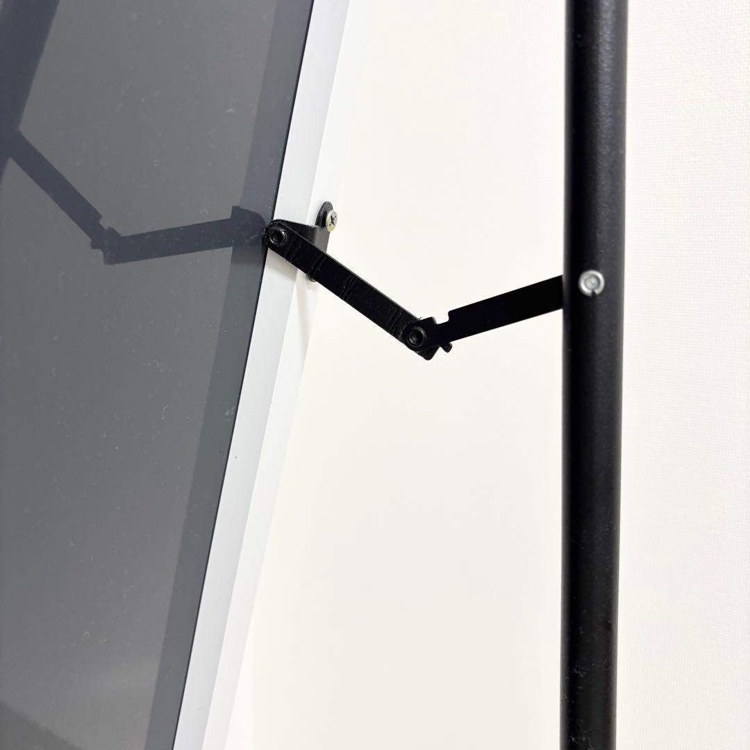 スタンドミラー 幅50cm 3way設置方法あり ホワイト