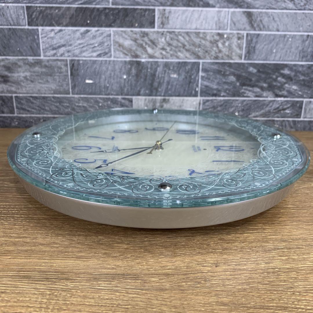 ピンク　高級時計　SEIKO PREMIUM　電波掛け時計　連続秒針