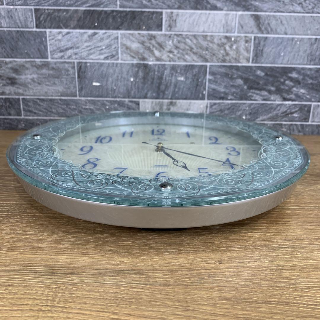 ピンク　高級時計　SEIKO PREMIUM　電波掛け時計　連続秒針