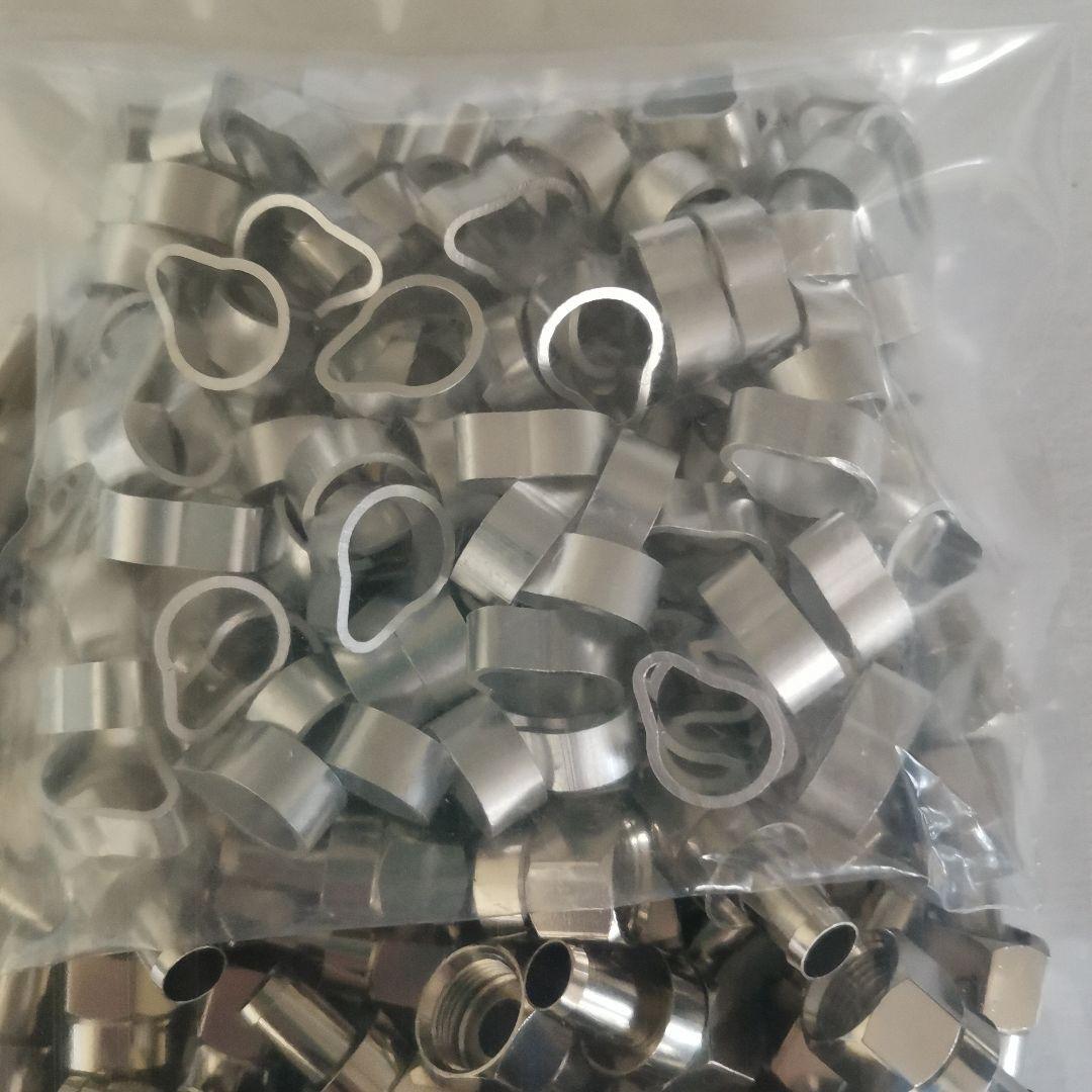 アンテナ接栓　5C用F型接栓　100個入り　未使用品、未開封　500個