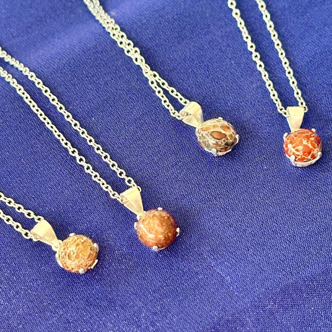 【希少宝石】恐竜の骨「ダイナソーボーン」ネックレス｜ユニセックス