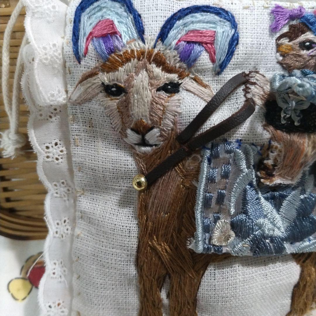 bulaunbulaun　巾着2点　完了しました。