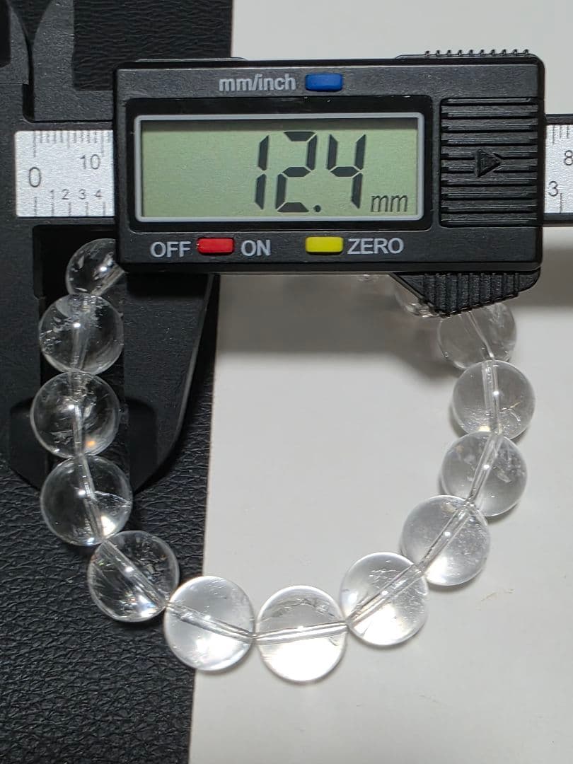 12.4㎜ ブラジル産　レムリアン水晶ブレスレット