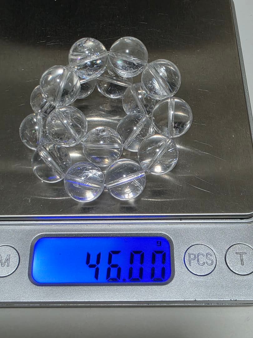 12.4㎜ ブラジル産　レムリアン水晶ブレスレット