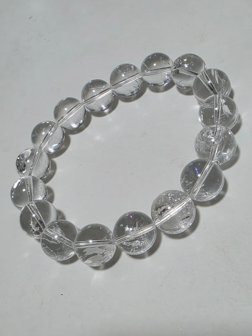 12.4㎜ ブラジル産　レムリアン水晶ブレスレット