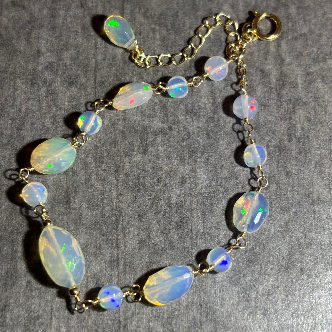 【専用です】エチオピア産オパール✴︎14kgfブレスレットB183