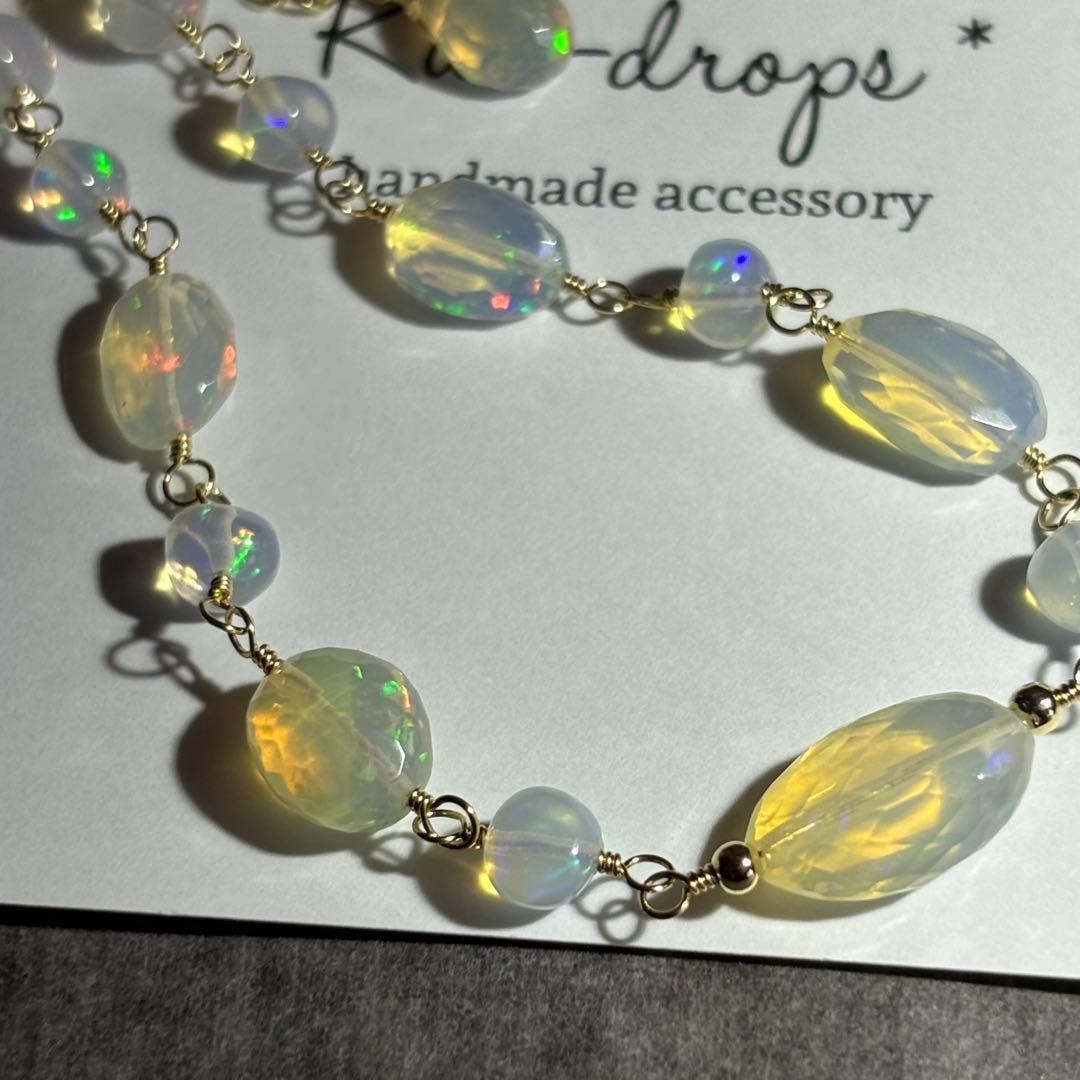 【専用です】エチオピア産オパール✴︎14kgfブレスレットB183