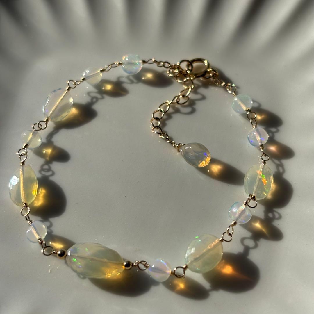 【専用です】エチオピア産オパール✴︎14kgfブレスレットB183