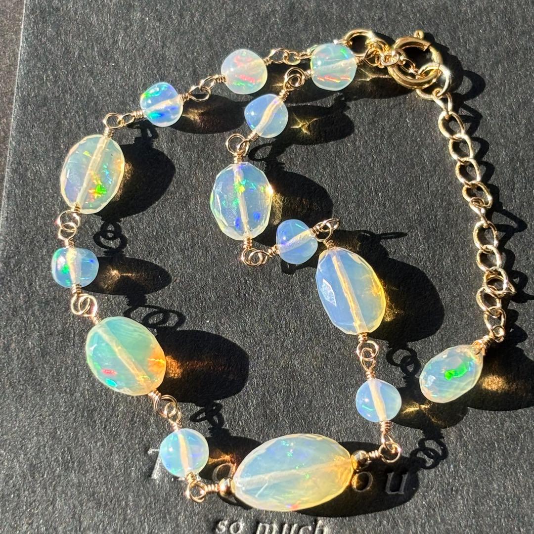 【専用です】エチオピア産オパール✴︎14kgfブレスレットB183