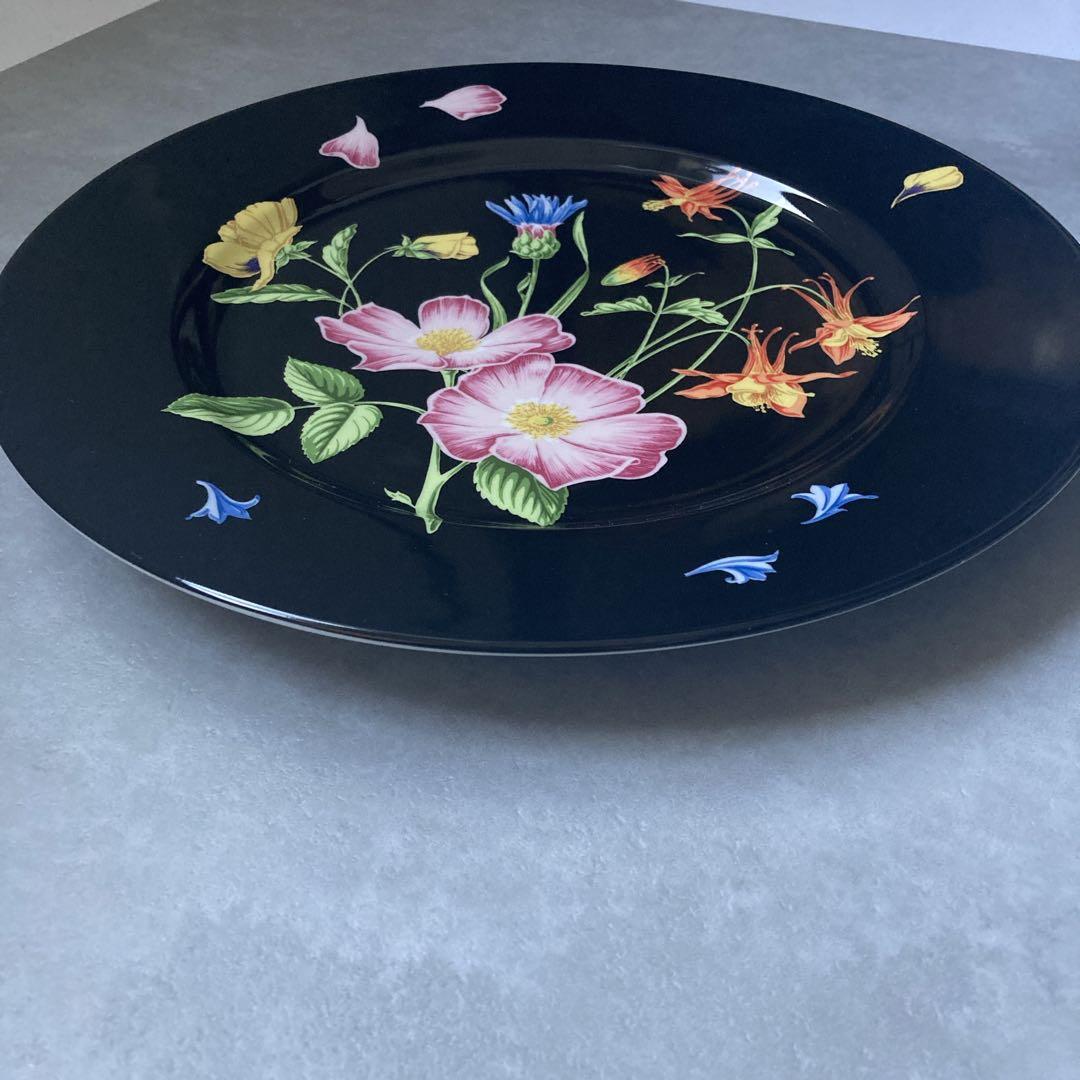Tiffany ティファニー Wildflowers 花柄 プレート ブラック