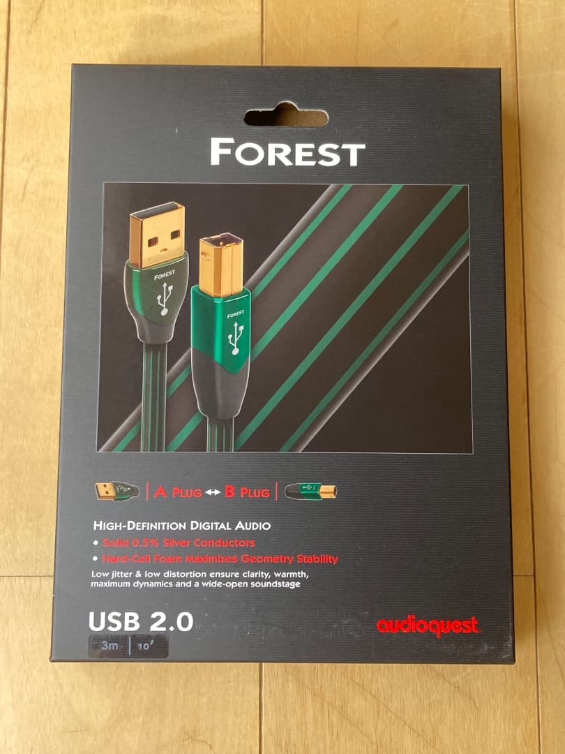 新品 audioquest FOREST USB オーディオケーブル