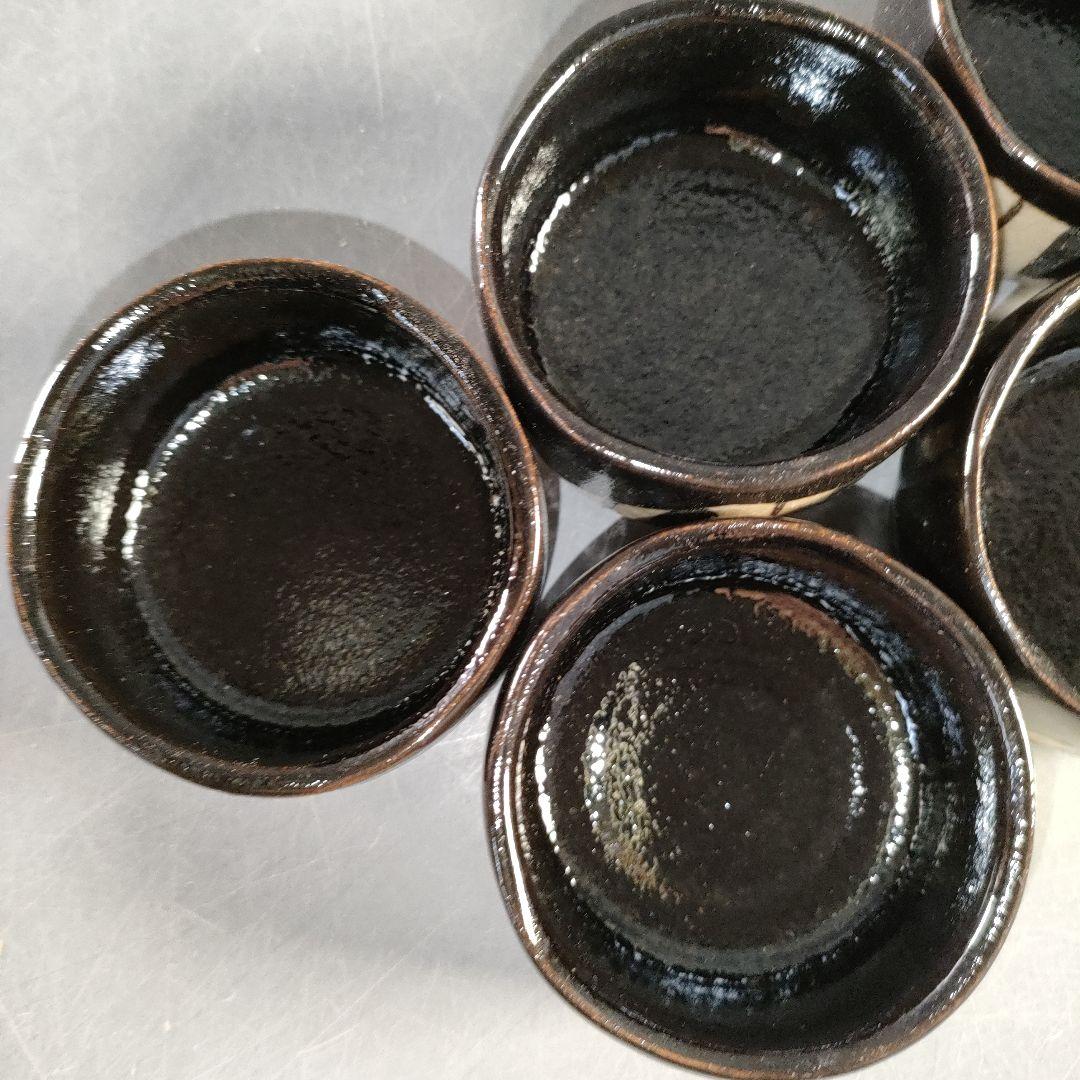 A1378-1/加藤幸兵衛窯/織部刺身鉢 大5客・小5客/共箱/和食器/懐石道具