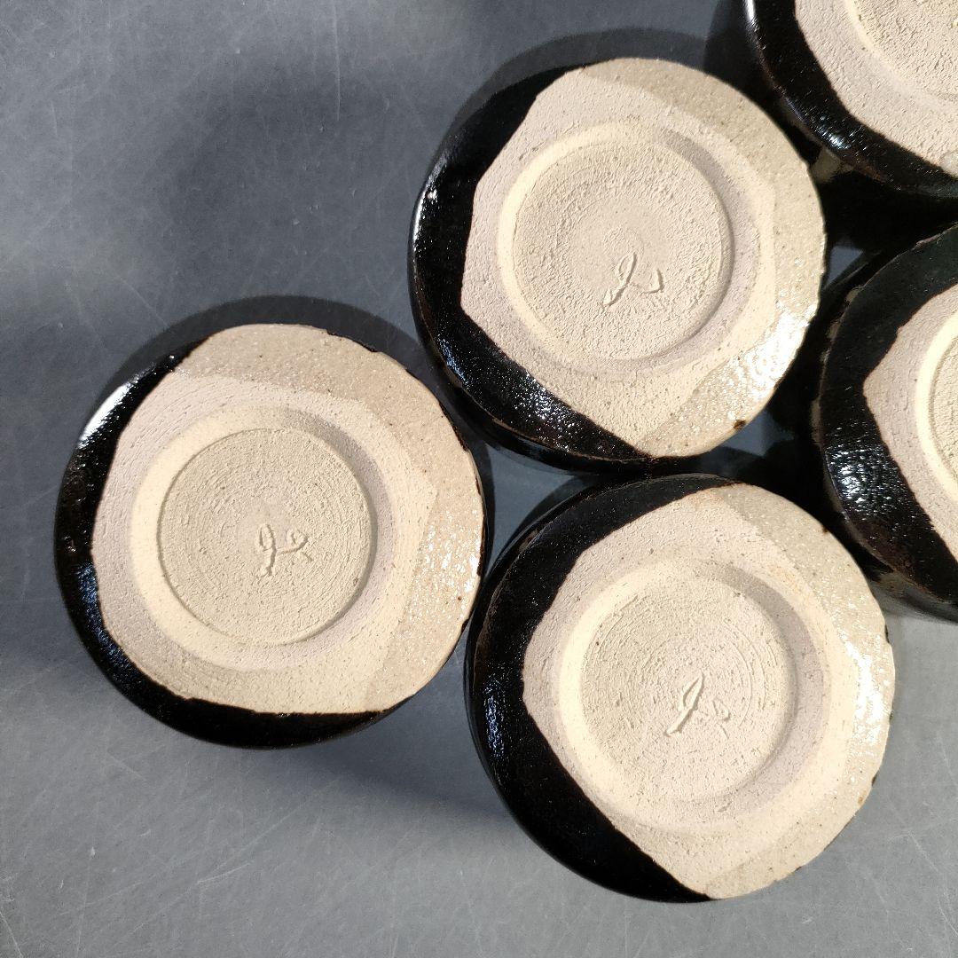 A1378-1/加藤幸兵衛窯/織部刺身鉢 大5客・小5客/共箱/和食器/懐石道具