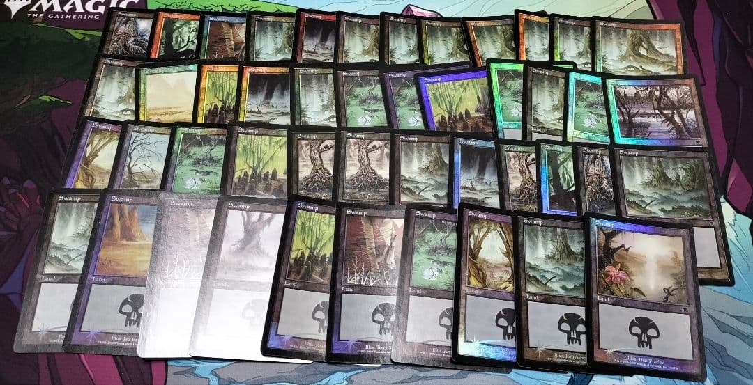 MTG　旧枠基本土地FOIL　英語版　187枚