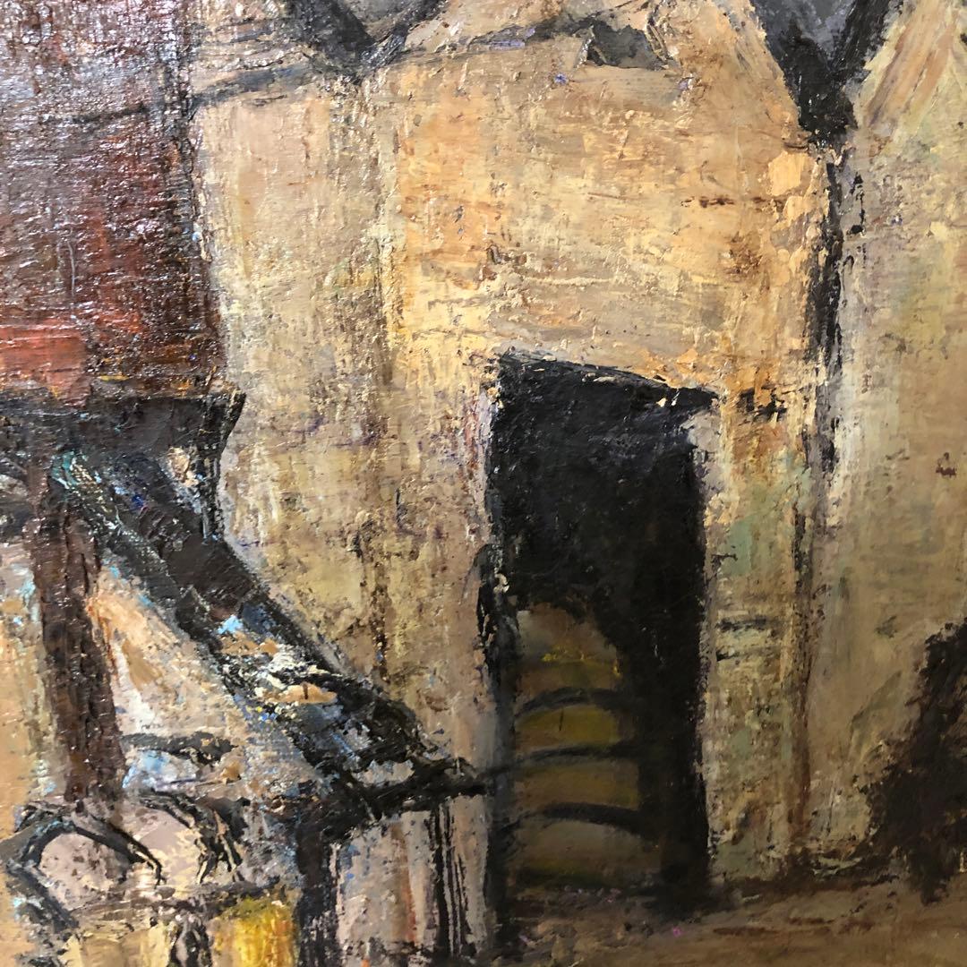 油絵（倉庫の入り口）Ｆ8