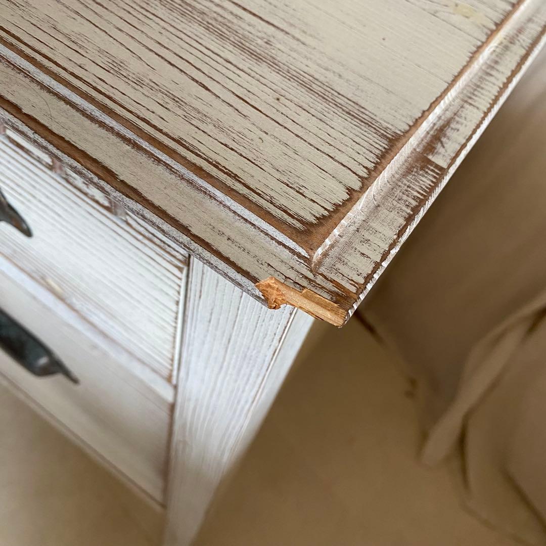 jon living 北欧　シャビーシック　片袖デスク　デスク　机　ドレッサー