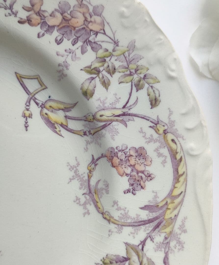 希少　美品　エミールブルジョワ　平皿　フランスアンティーク