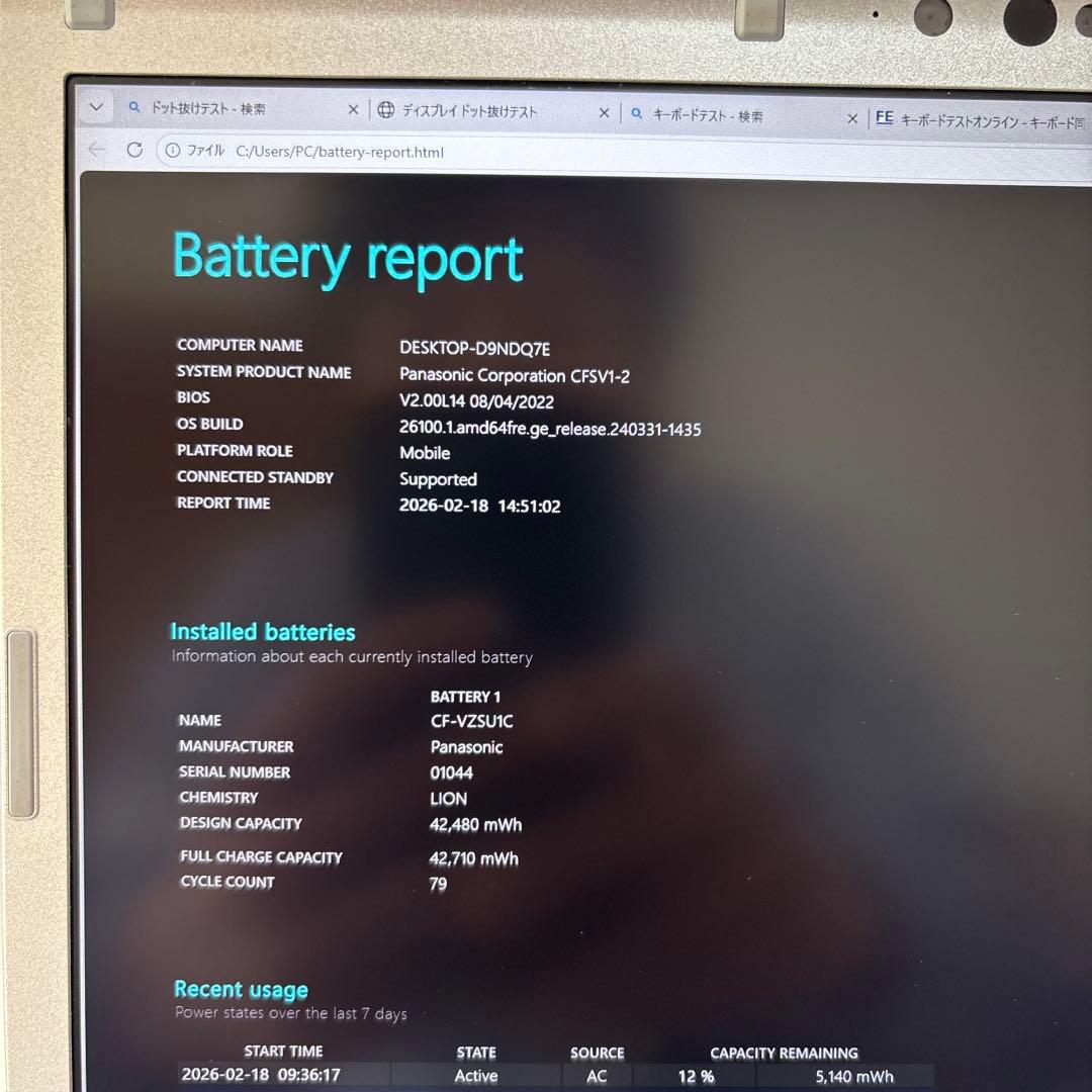 【16GB】レッツノート CF-SV1 第11世代i5/256GB/Win11