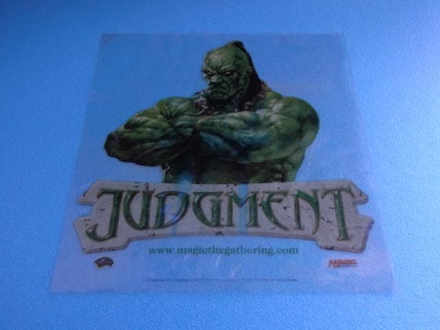 非売品　マジック・ザ・ギャザリング　ジャッジメント　MTG　シート　販促品