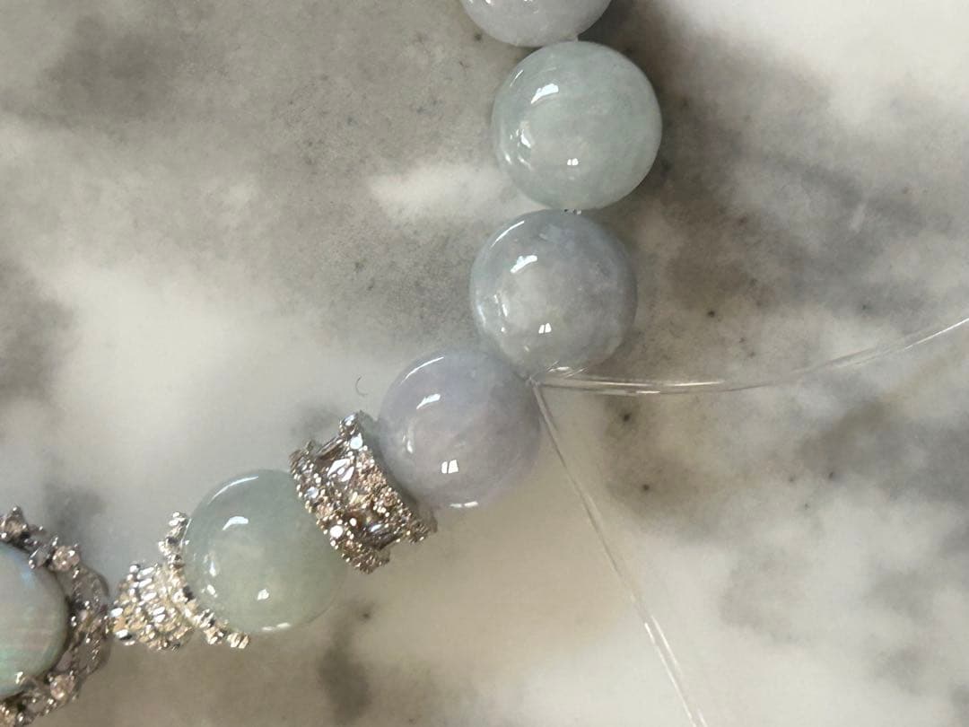 オパールと翡翠のブレスレット