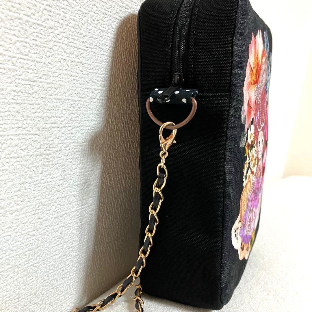 ねこねこ　ジョリーフルール　コラージュコラージュ　ポシェット