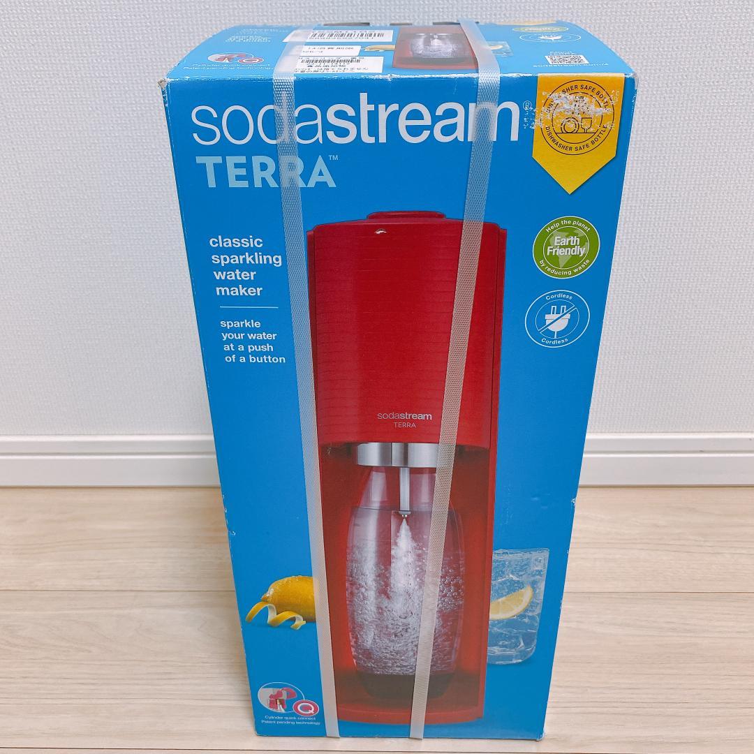 sodastream TERRA 炭酸水メーカー レッド 赤 新品未使用 保証付