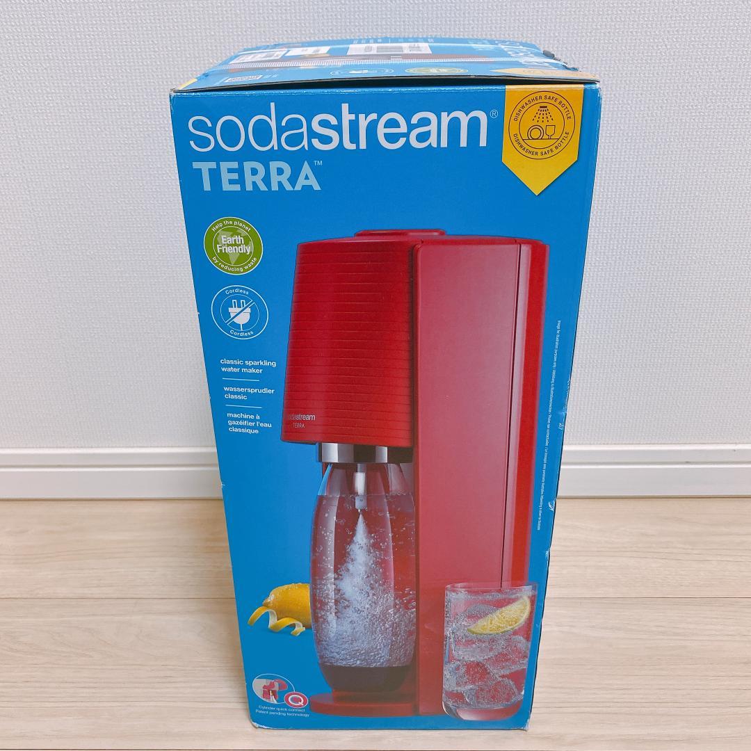sodastream TERRA 炭酸水メーカー レッド 赤 新品未使用 保証付