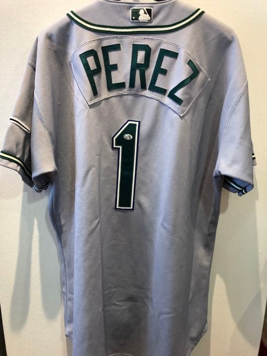 【2月SALE】MLB ペレス実使用ユニフォーム　レイズ