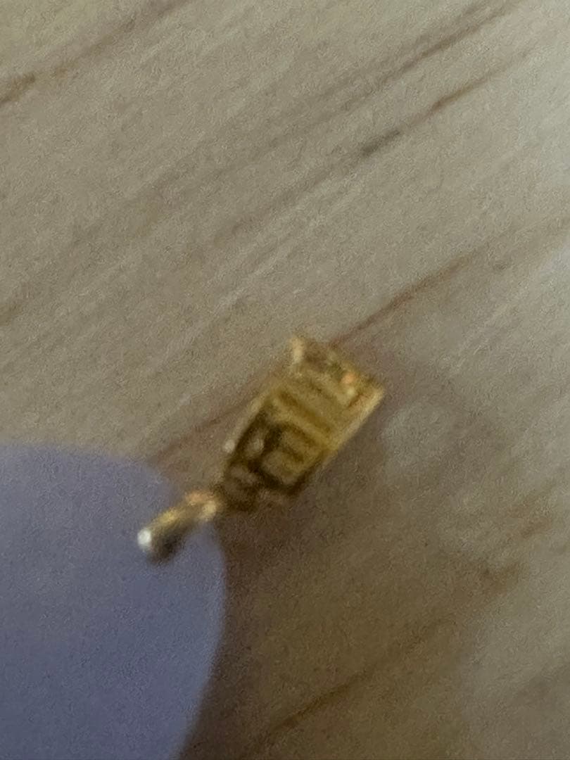 18 K金製バチガン、薄紫色の翡翠ペンダントトップ　新品未使用　鑑定書付き