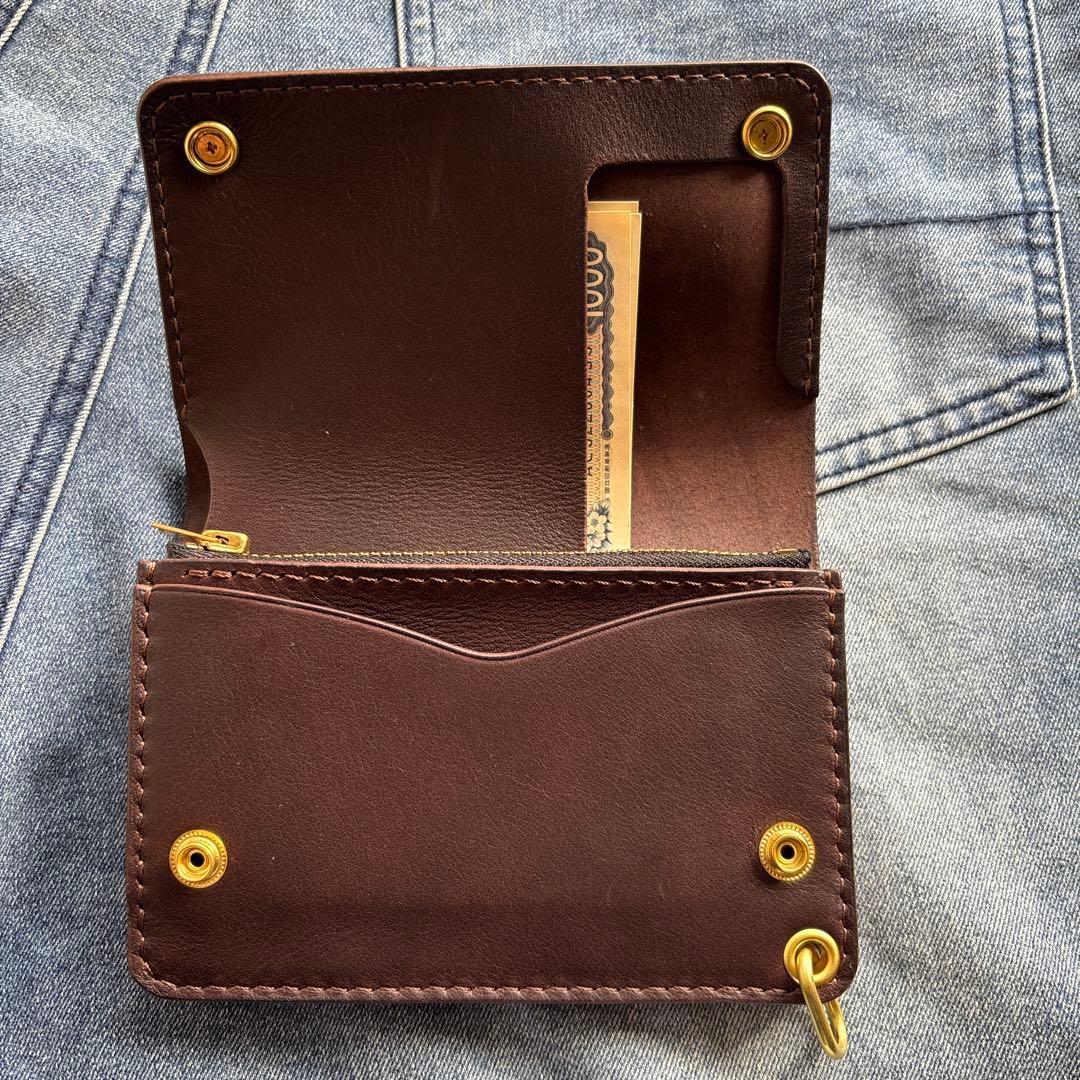 トラッカーウォレット　ミドル　コンチョ