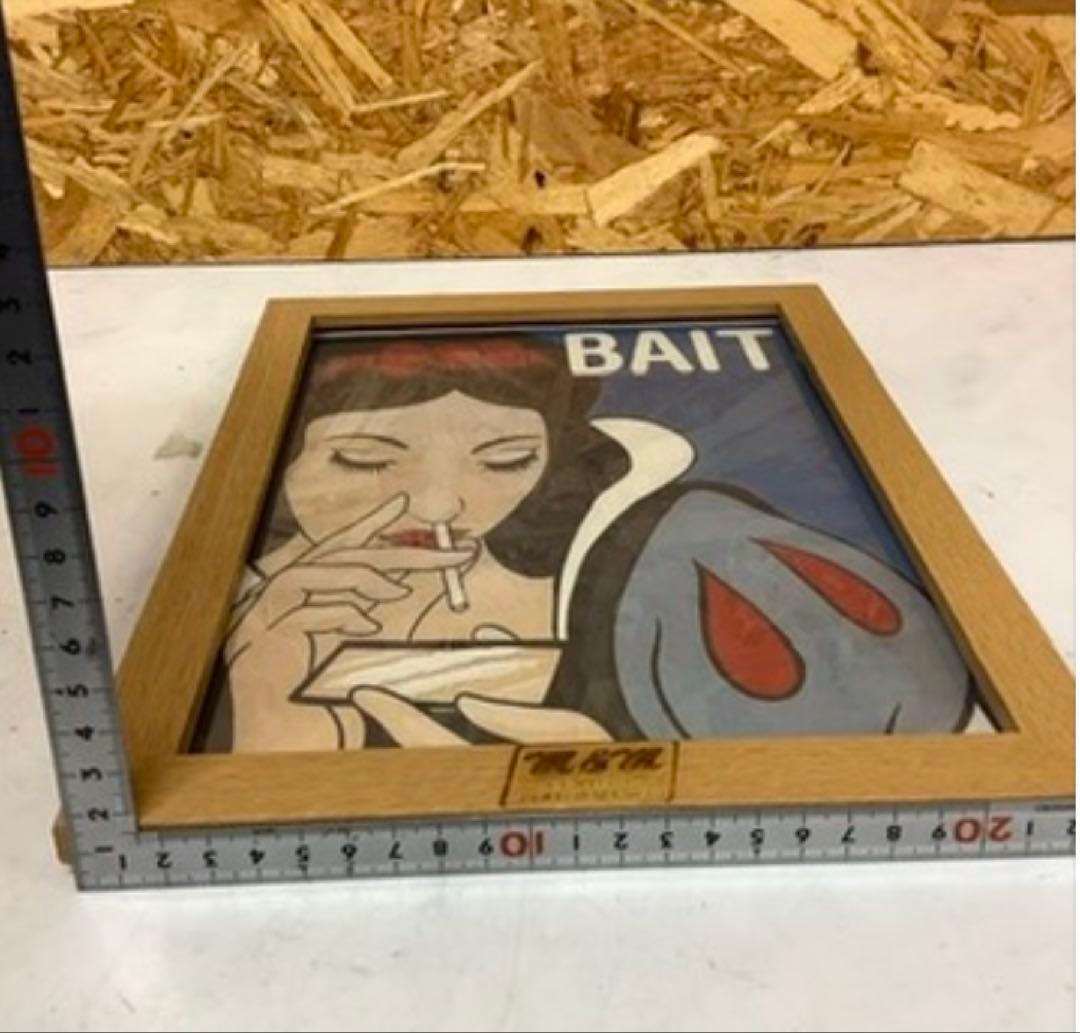 BAIT スノーホワイト アートスタンドパネル木製額縁入り(ら-40)