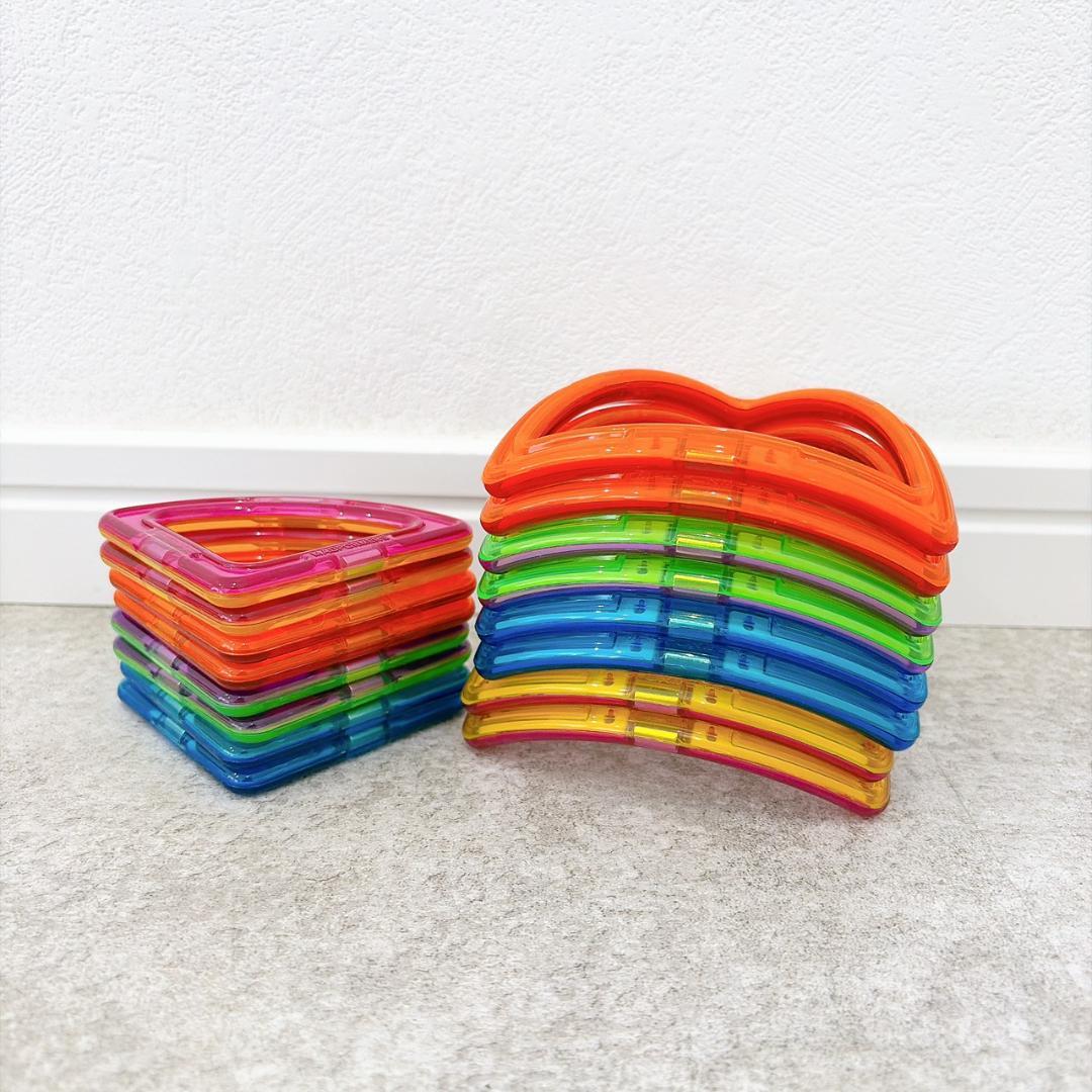 マグフォーマー 車両パーツ付 134ピース マグネットブロック