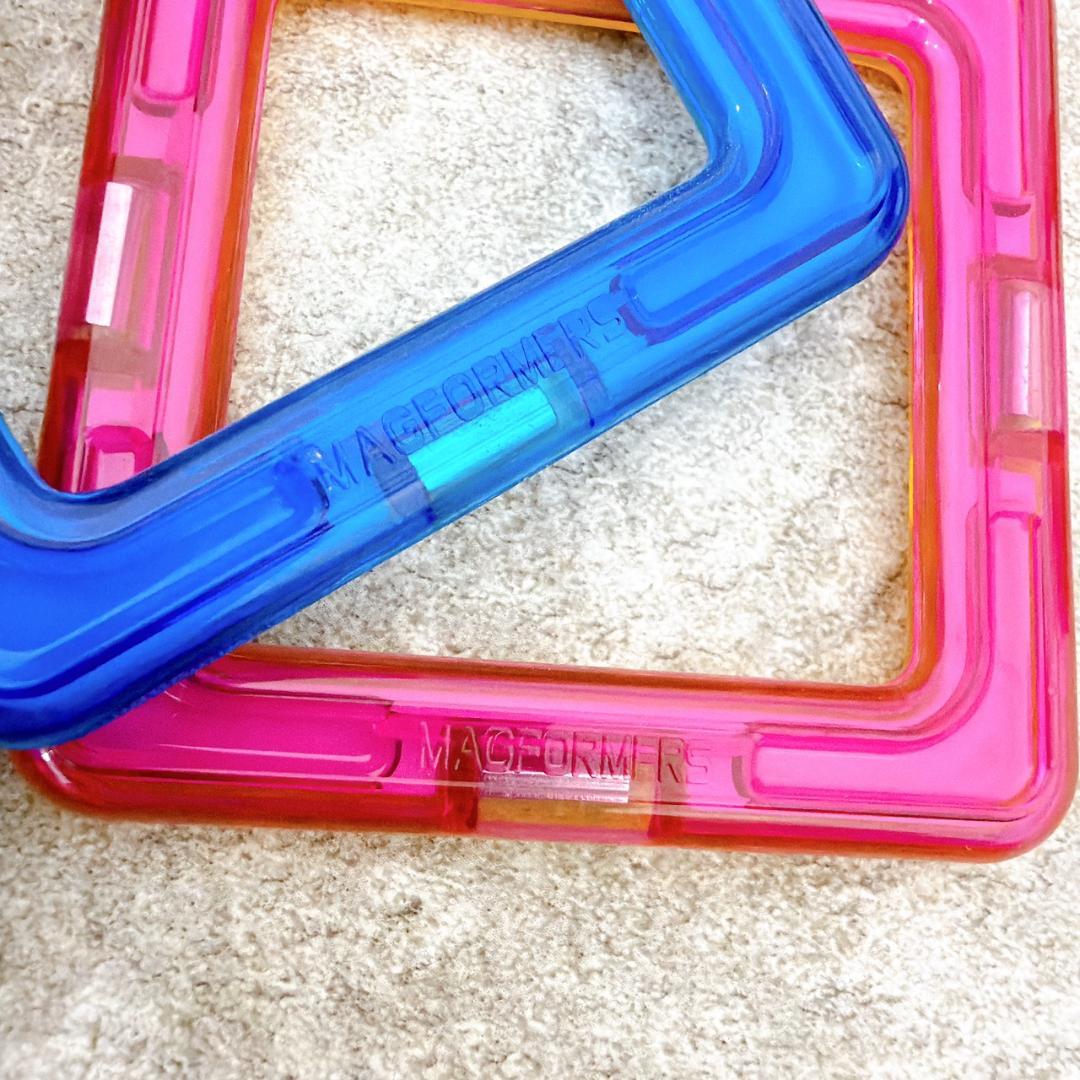 マグフォーマー 車両パーツ付 134ピース マグネットブロック