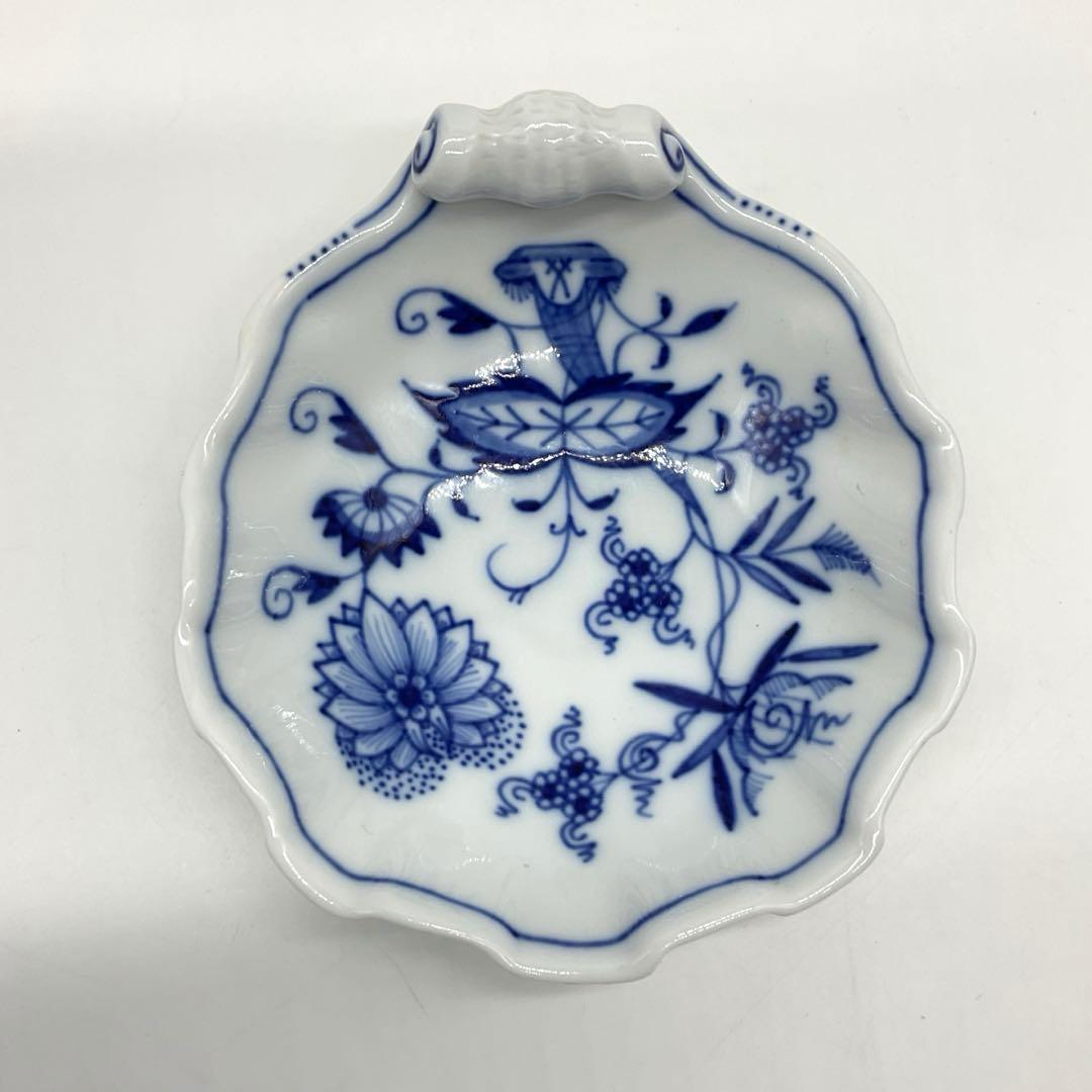 MEISSEN マイセン ブルーオニオン シェル型ディッシュ 小皿1枚 9_92