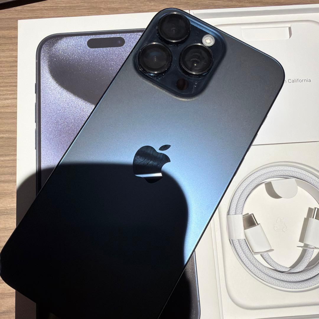 iPhone15 pro max 256GB ※最大容量92%※保護フィルム付き
