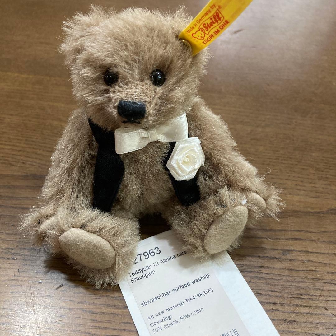 Steiff ぬいぐるみ タキシードとドレスのセット