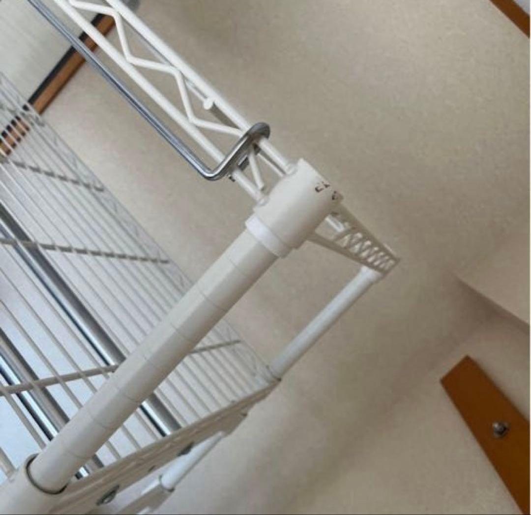 【世田谷区引取限定】ダブルベッド・ハンガーラック(おまけマット)