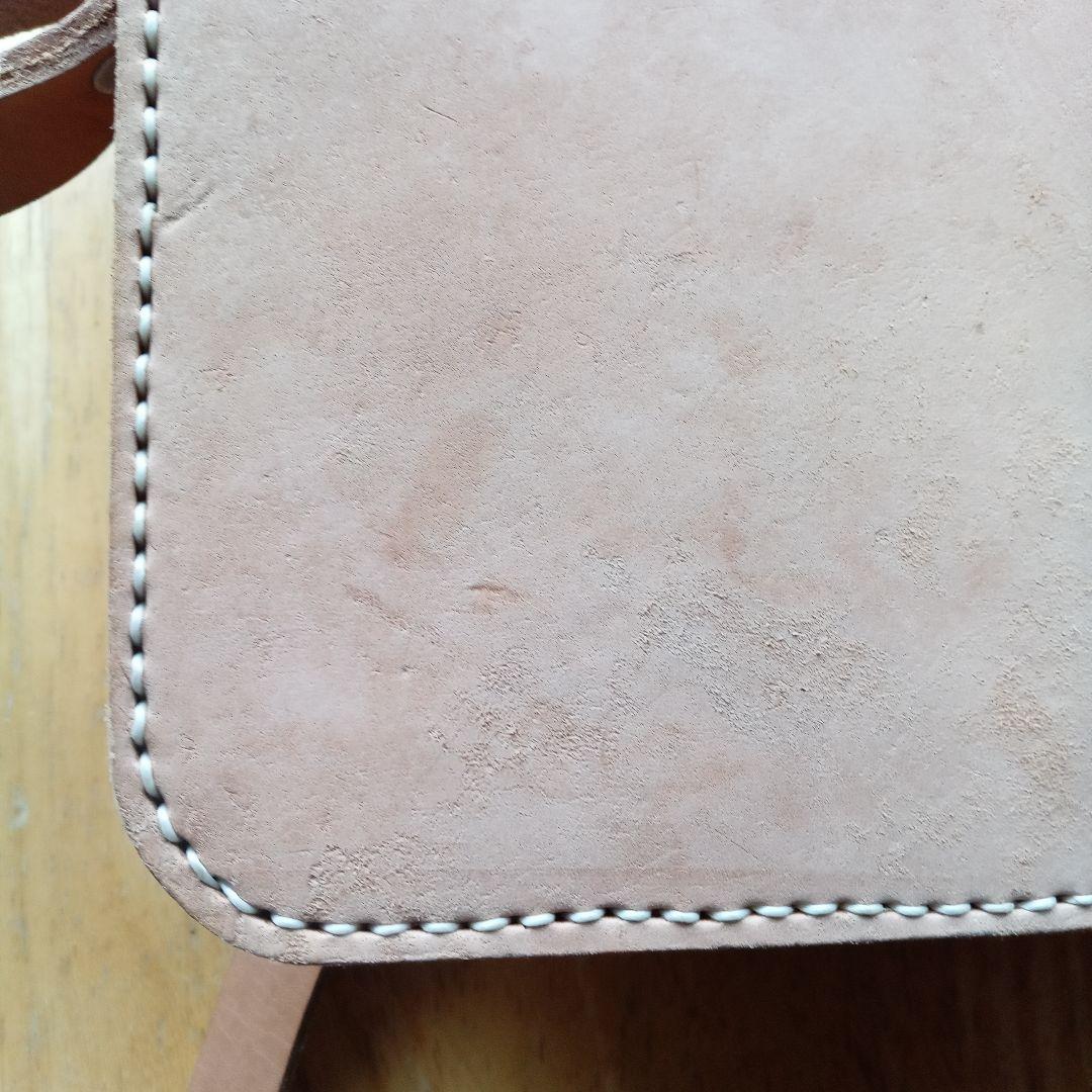 ヌメ革ショルダーバッグ(未使用品)