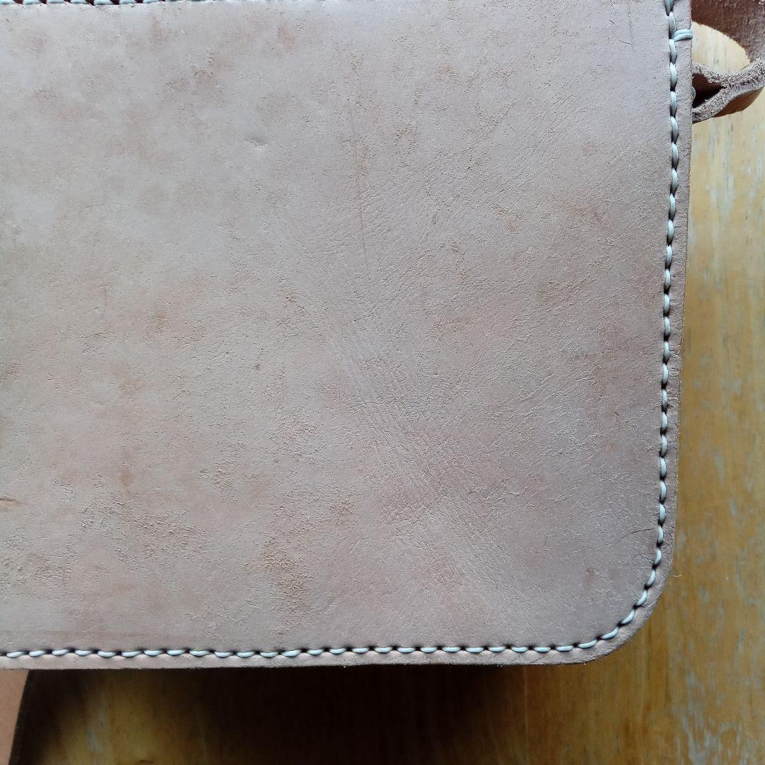 ヌメ革ショルダーバッグ(未使用品)