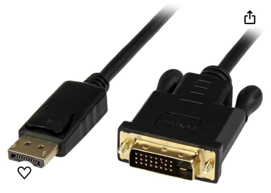 【現品限り‼️】StarTech.com DisplayPort - DVI変換