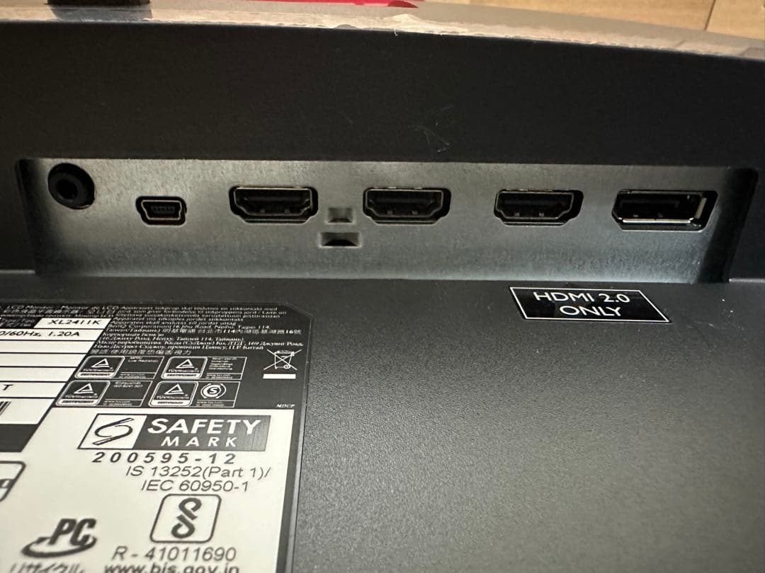 BenQ LCDモニター XL2411K-B