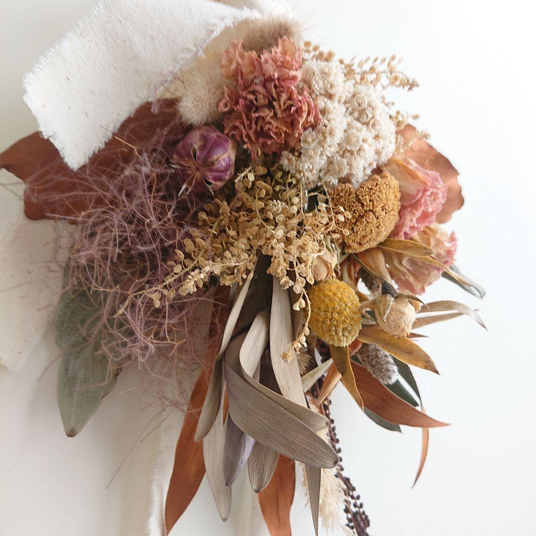 ご予約 ドライフラワースワッグ   大人カラー