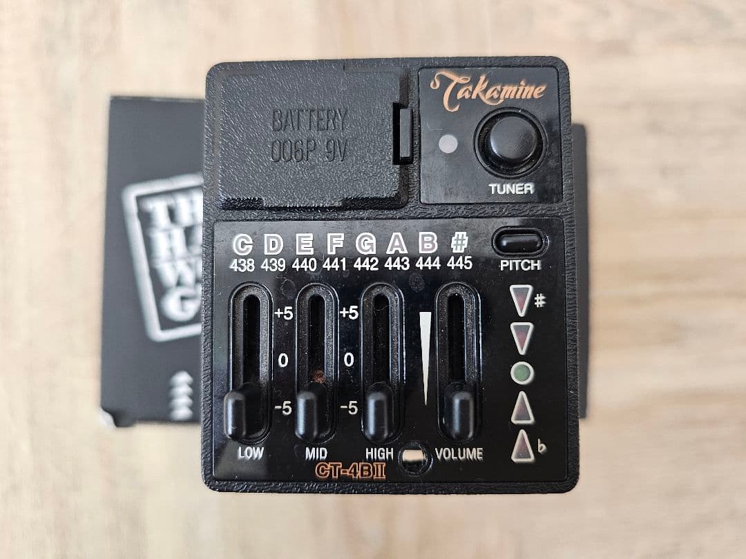 タカミネ CT-4BII プリアンプ 中古動作品 エレアコ