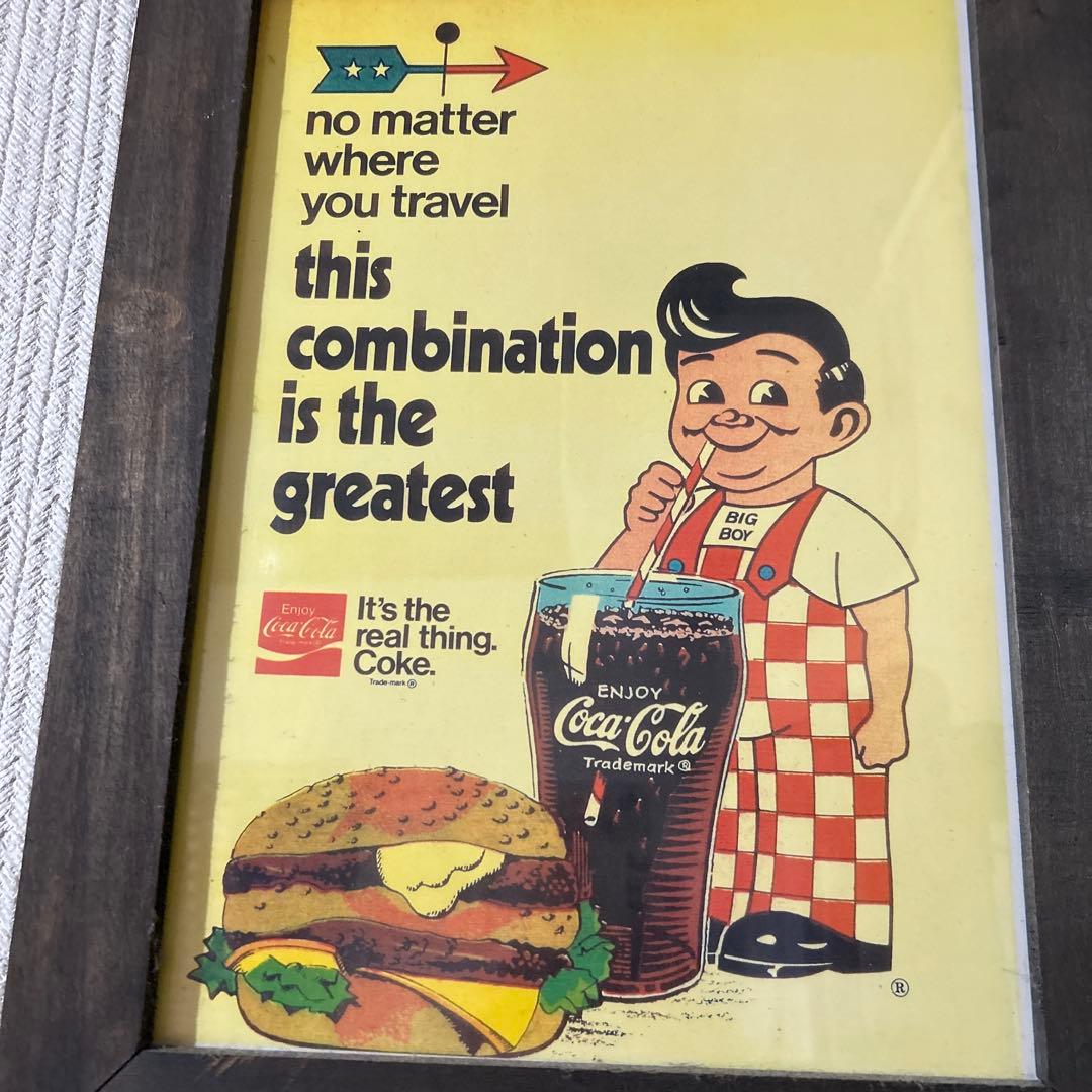 ビンテージ コカ・コーラ 広告 アート