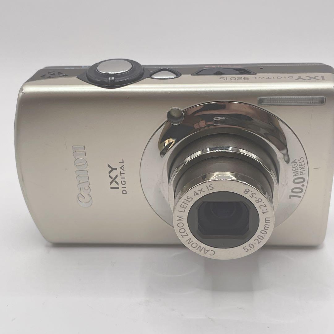 動作品✨ Canon IXY 920IS デジタルカメラゴールド