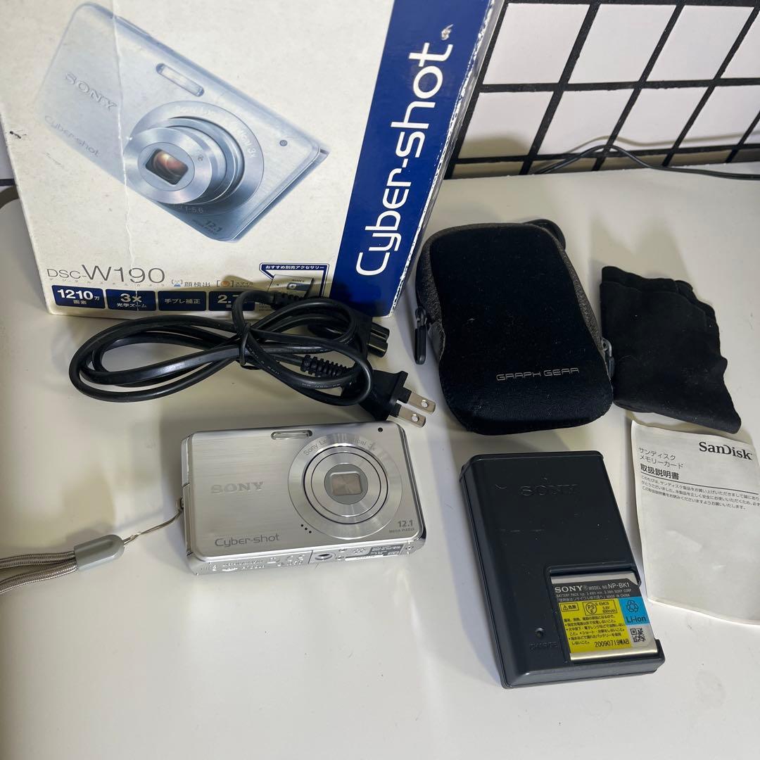 SONY Cyber-shot DSC-W190 ソニー サイバーショット 銀