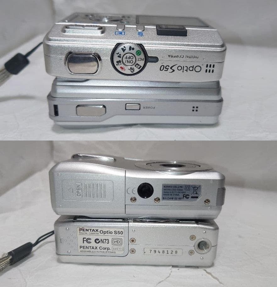 ★快調2台！超美品★PENTAX Optio S50 Kenko Cheruby
