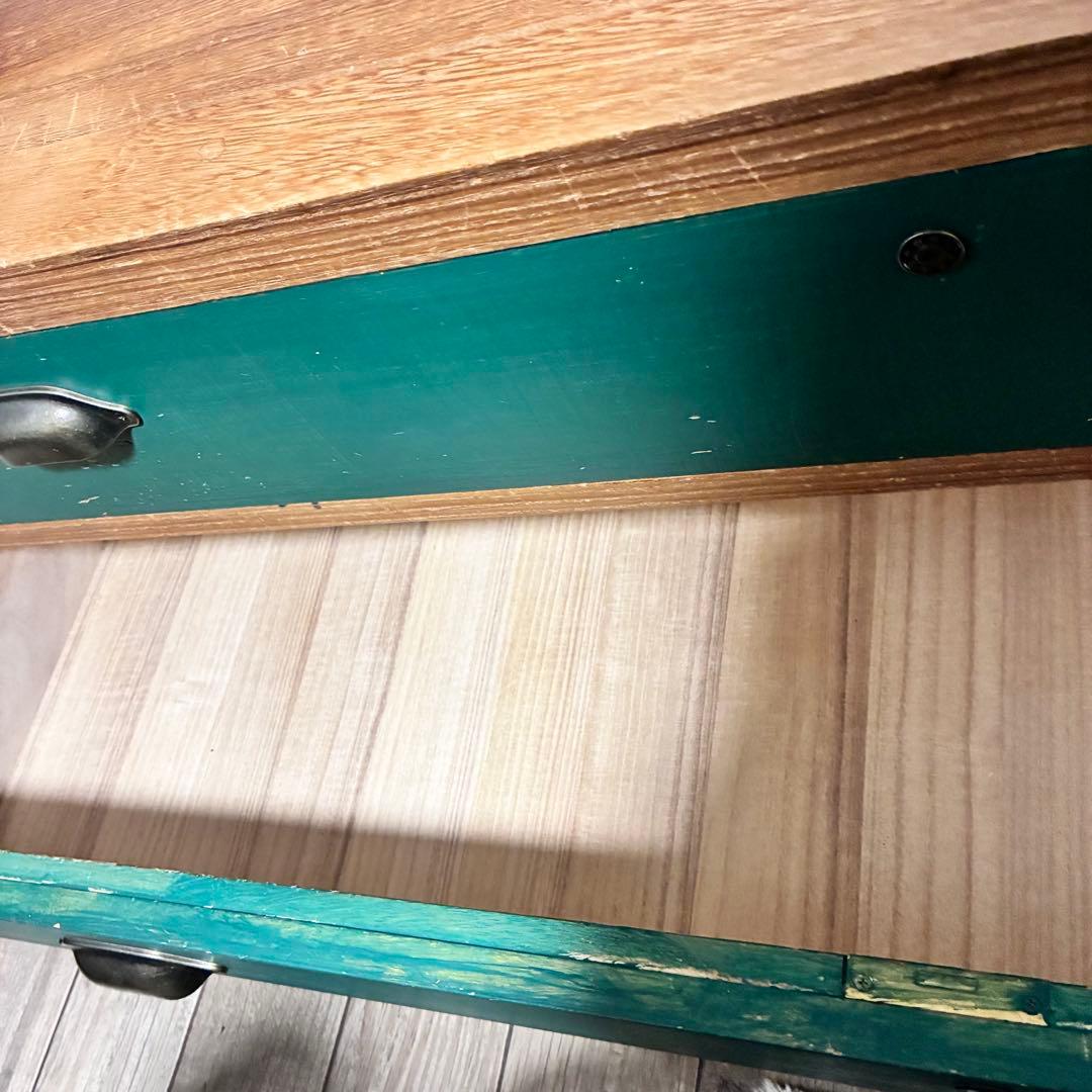 2段桐製 チェスト 収納 リメイク