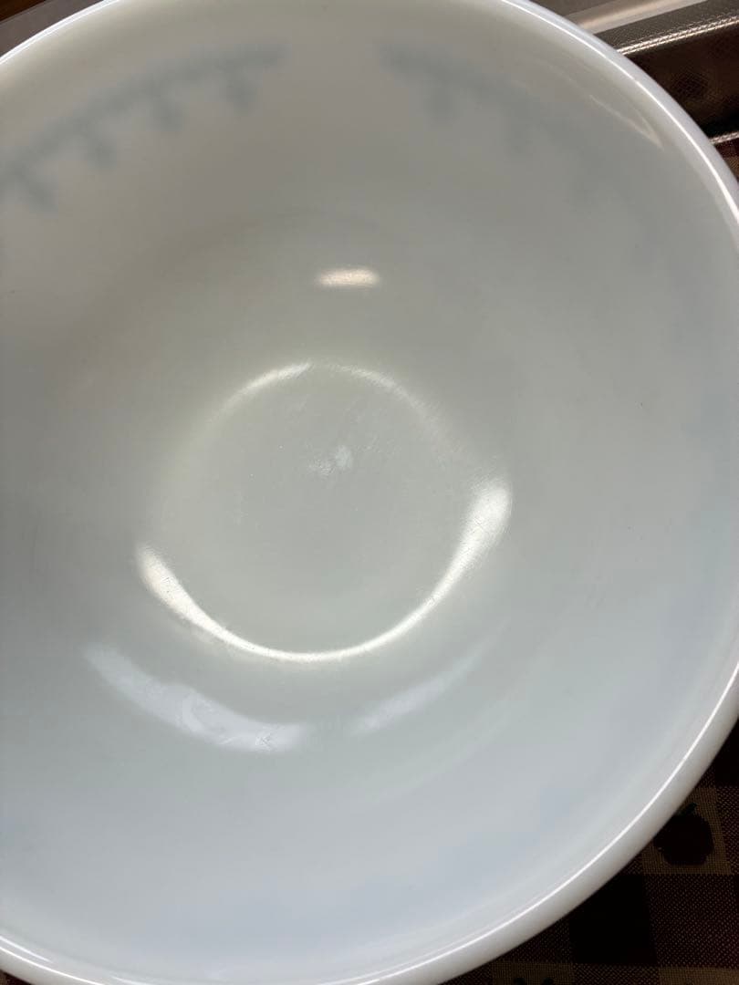 【最終値下げ】オールドパイレックス　スノーフレークミキシングボウル3コ　USA