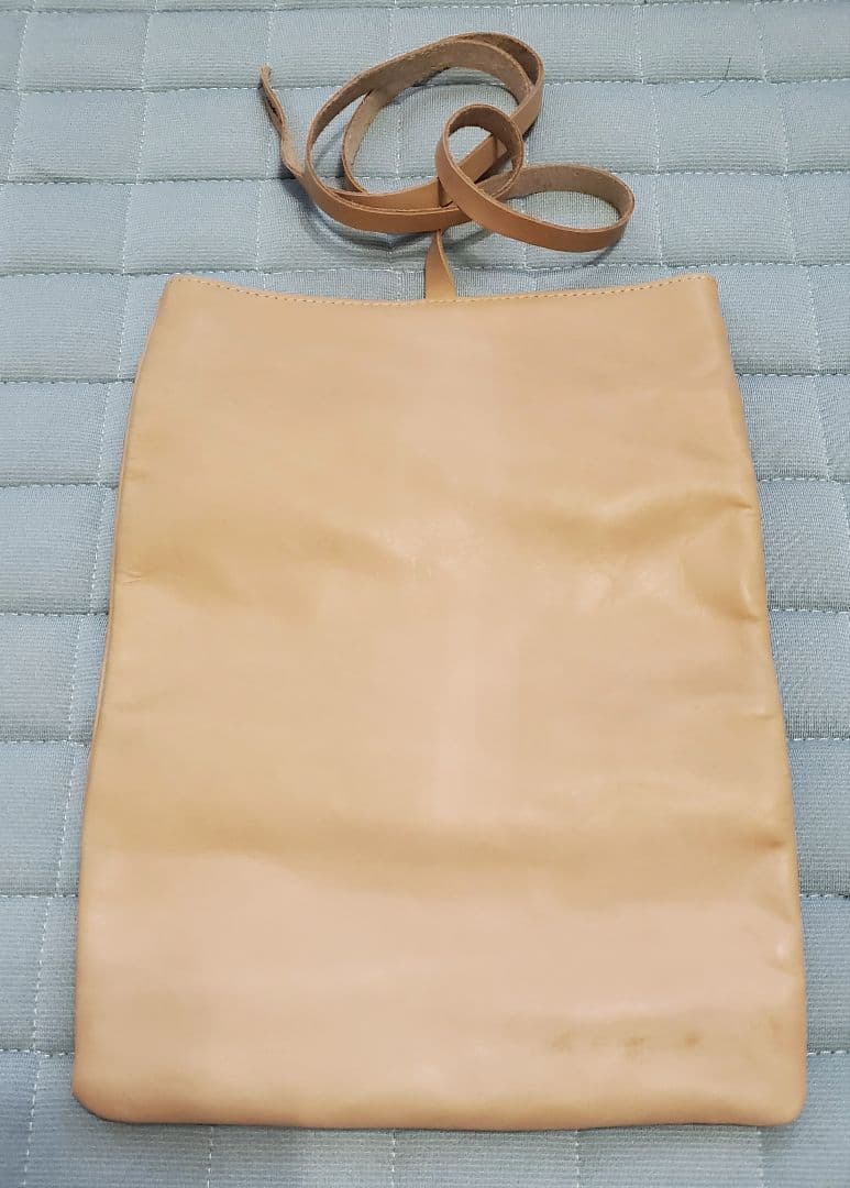 ayakawasaki Cow Leather -beige × blue